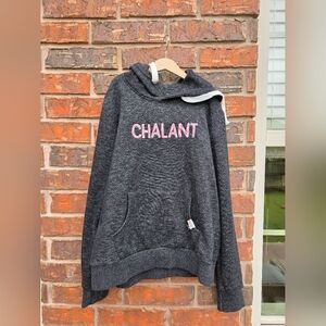 Reflex Black Hoodie with White Drawstrings Size L